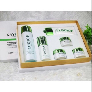Kem dưỡng da🌸FREESHIP🌸 Bộ set kem dưỡng trắng da Kayoko xanh 6 món