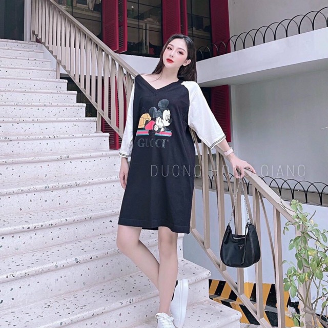 Váy bầu thu tay lỡ