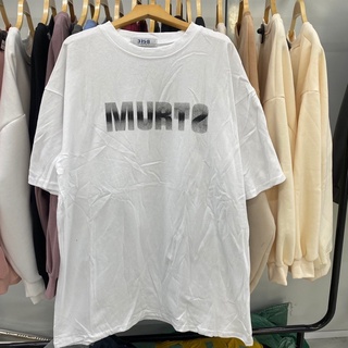 Áo thun chữ mờ MURTS-3158 dày