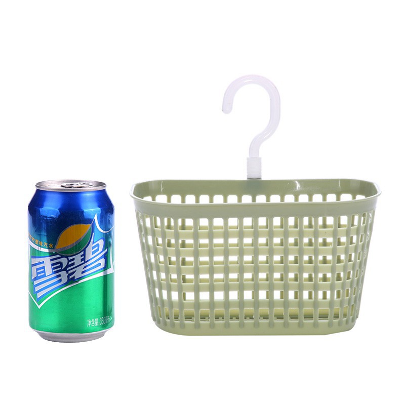 Rổ treo bồn rửa chén, nhà tắm có móc Việt Nhật- Giỏ treo đồ đa năng.