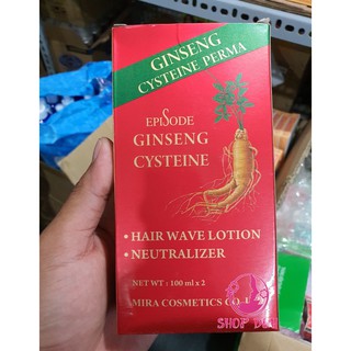 Thuốc Uốn Tóc Sâm Đỏ Gingsen MIRA (100ml x2 )