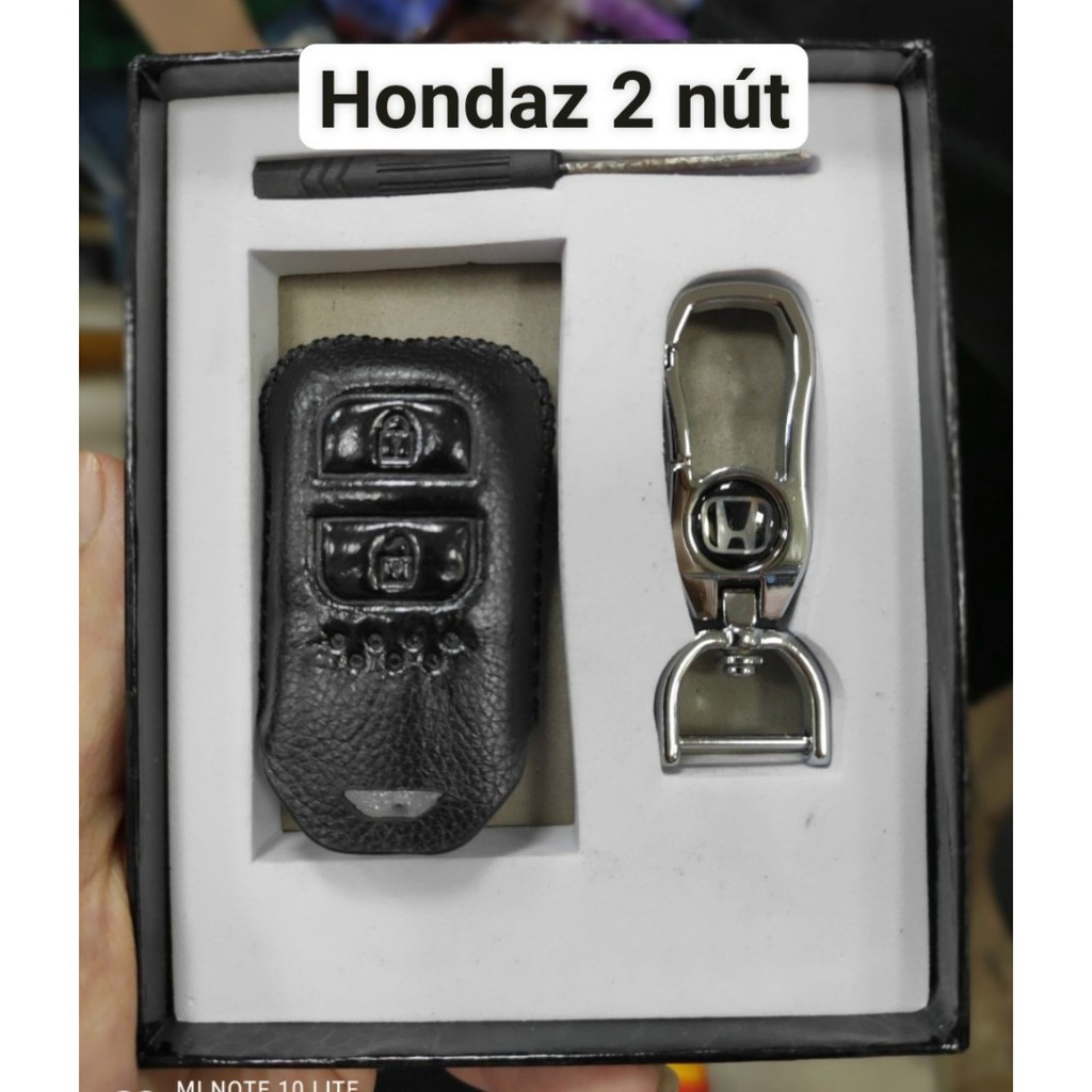 Bao Da Chìa Khóa Honda Loại 2 Nút Mẫu Mới Xịn cao Cấp