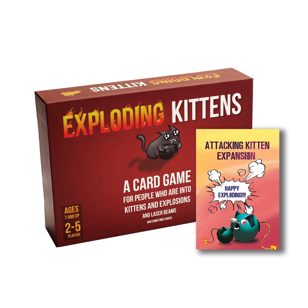 Combo Thẻ Bài mèo nổ Exploding Kittens tấn công