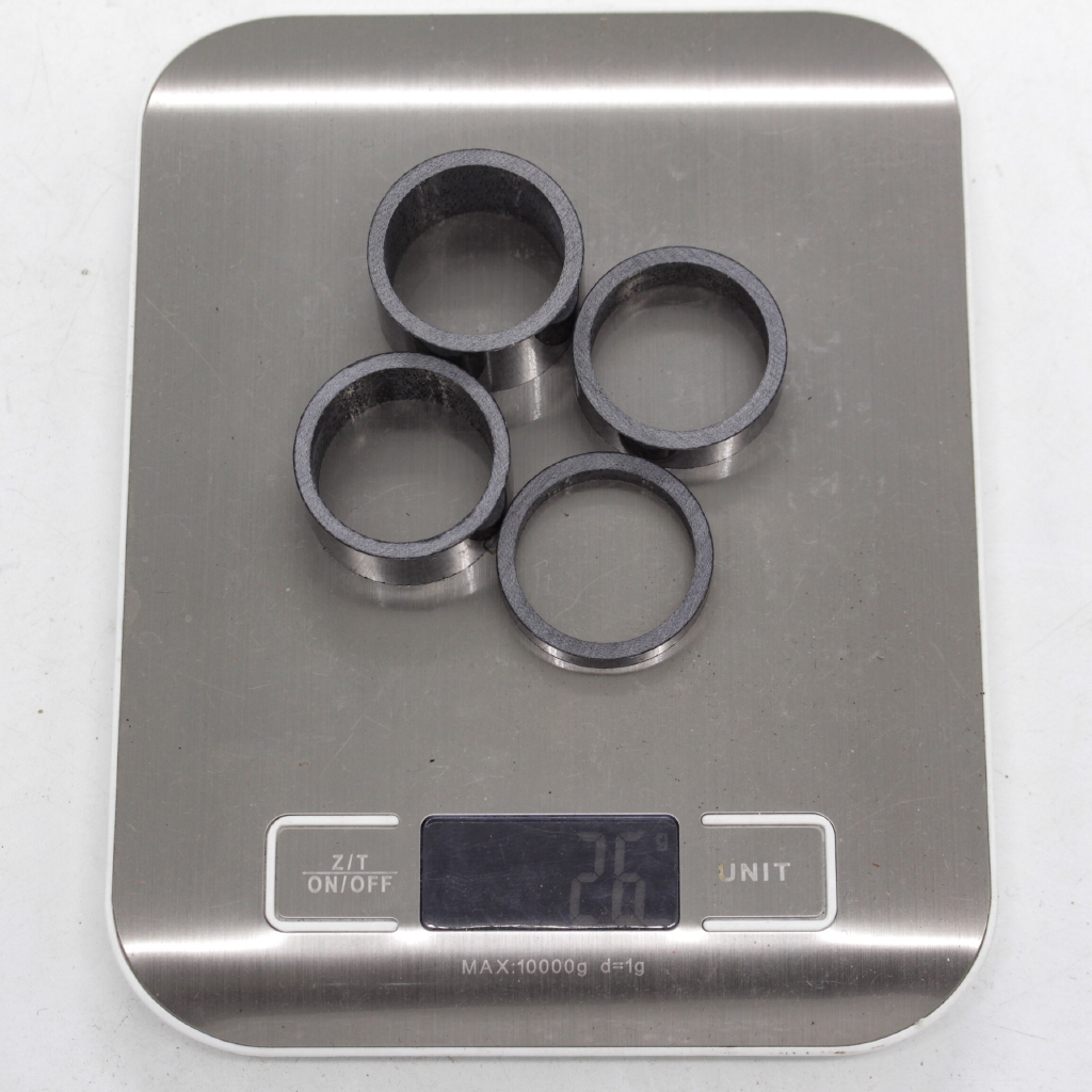 Set 4 Phụ Kiện Bằng Sợi carbon 28.6-31.8mm OD2 Cho Xe Đạp