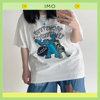 Áo thun tay lỡ - Áo thun tay lỡ unisex nam nữ hình QUÁI VẬT chất cotton 65/35 - IMOstore 1hitshop vanmelo tabistore