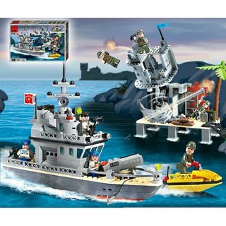 Lắp ráp Englighten Lắp ráp Tàu cảnh sát biển 819 - 505 chi tiết