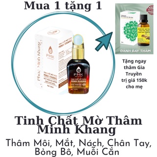 [TẶNG VOCHER 20k] Tinh Chất Mờ Thâm Xoá  thâm Môi, Mắt, Nách, Chân Tay, Bỏng Bô..Thâm Minh Khang. Mua 1 tặng 1