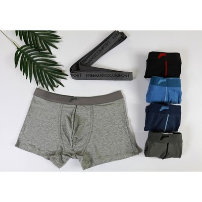 Combo 3 Quần lót boxer nam FREEMAN chất liệu cotton thấm hút mồ hôi tốt 6516