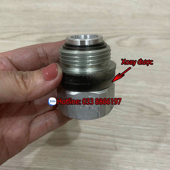 Đầu xoay cò bơm xăng dầu phi 34 giảm xuống phi 27