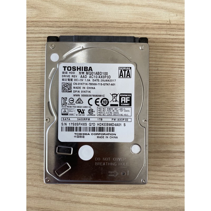 HDD Laptop 1TB