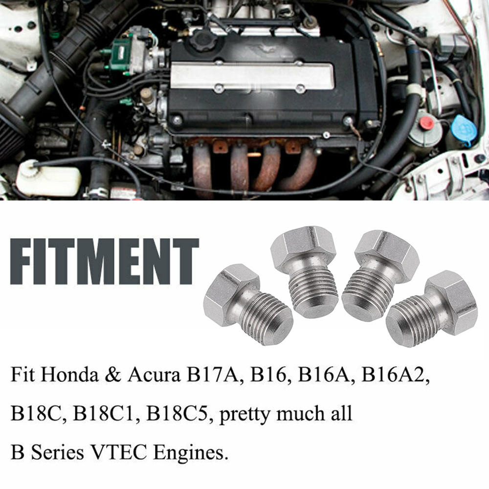 Set 4 Đầu Cắm Phun Nhiên Liệu Cho B17A / B16 / B16A / B16A2 / B18C / B18C1 / B18C5