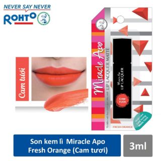 Son kem lì Miracle Apo Lip Lacquer Matte 3ml