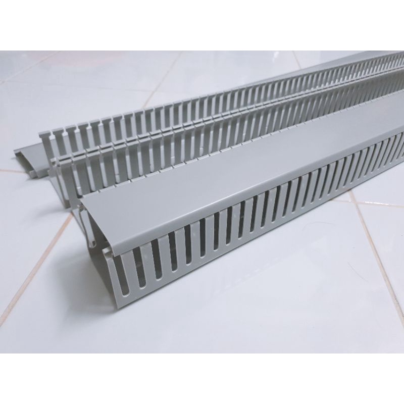 Máng nhựa đi dây điện, máng nhựa lắp tủ điện 25x25 - 25x45 - 33x33 - 33x45 - 45x45 - 45x65 - 65x65 dài 85cm