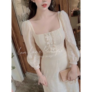ĐẦM REN NÚT NGỌC