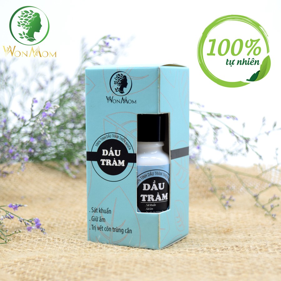 Bộ chăm sóc tình mẫu tử giúp mẹ thơm, bé khỏe Wonmom ( 1 hộp thảo mộc xông vùng kín cho mẹ + 1 dầu tràm )