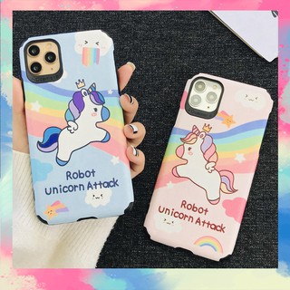 Ốp Lưng Iphone Da IMD chống bẩn, chống sốc Unicorn Attack - D041