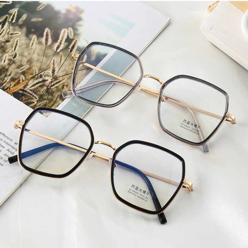 Mắt Kính Chống Bức Xạ Thời Trang Hàn Quốc Cho Nam Nữ