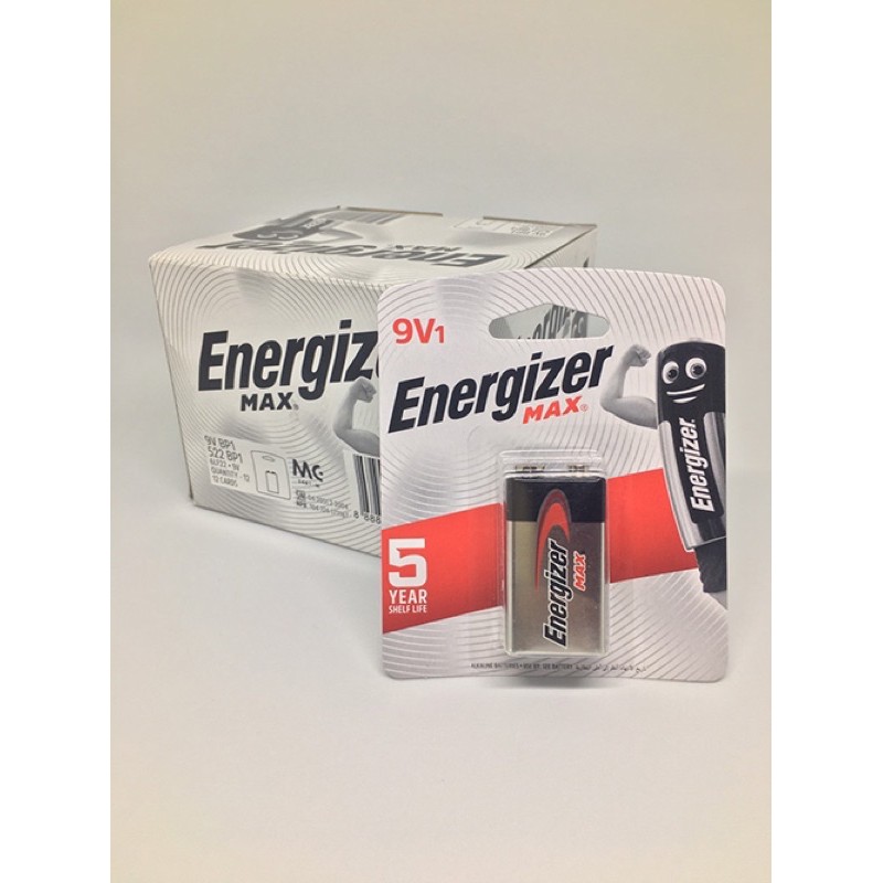 Pin 9V Energizer alkaline Max 522 BP1 - Vỉ 1 viên - Hàng chính hãng DKSH Việt Nam