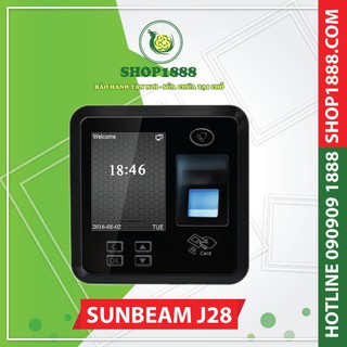 Máy chấm công vân tay và thẻ SUNBEAM J28