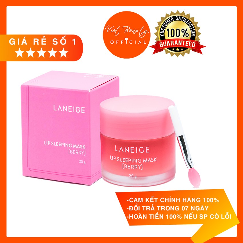 (❤️ HOT SALES DATE 2023 ❤️) Mặt nạ ngủ cho môi Laneige 20g Lip Sleeping Mask, Mặt nạ ngủ môi Laneige Berry KOREA | BigBuy360 - bigbuy360.vn