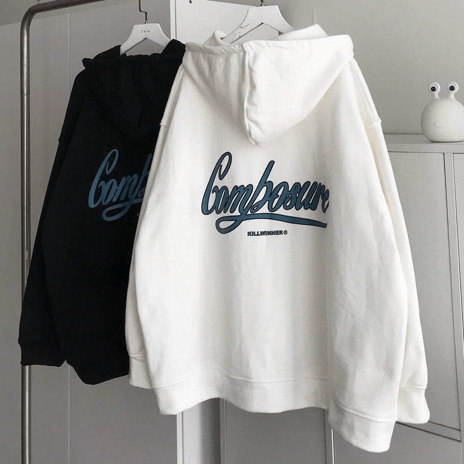 Áo Khoác Nỉ Nữ Dây Khóa Kéo In Logo Chữ Vải Nỉ Dày Mịn Nón Lớn Có Dây Rút Form Rộng Mặc Đẹp Hot NEW UNISEX