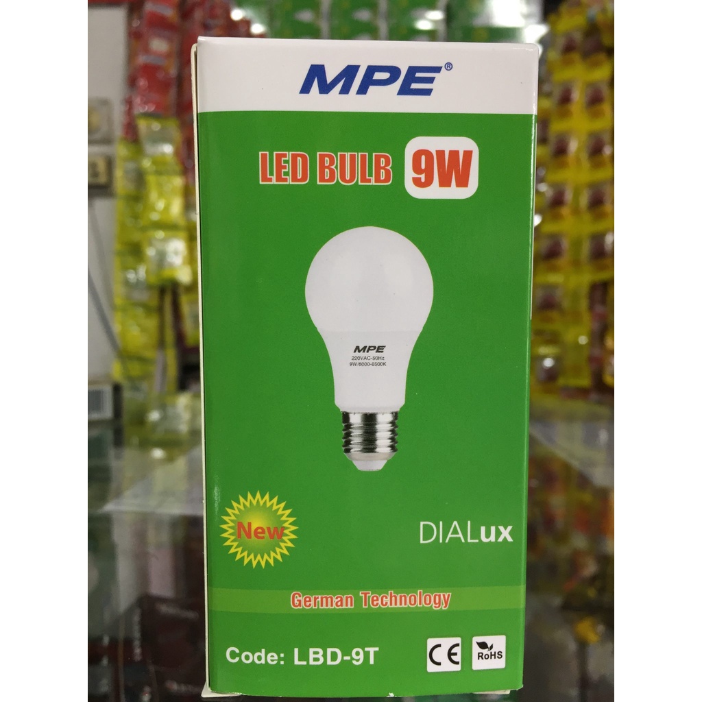 Bóng đèn LED Bulb MPE - Ánh sáng trắng - 3w, 5w, 7w, 9w, 12w, 15w cao cấp MPE