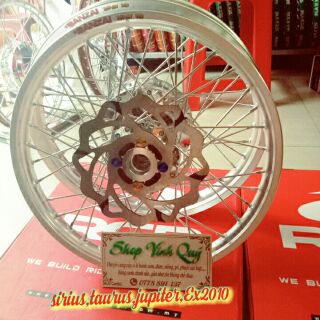 BÁNH CĂM GẮN CHO SIRIUS,TAURUS ,JUPITER,EX2010 CĂM ĐÙM MẠ CROM .NIỀNG NHÔM BANZAI TRƯỚC1.4 SAU1.6 KÈM ĐĨA VÀ 4 ÓC TITAN