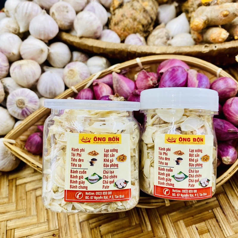 Hành Tím Lát Sấy Nguyên Chất 100% - Gia Vị ÔNG BỐN