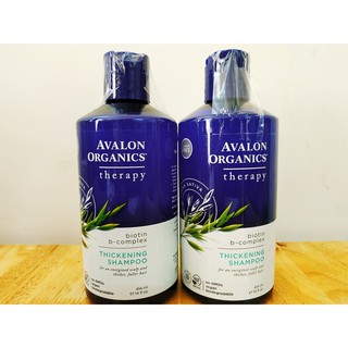 Dầu gội làm dày tóc Avalon Organics Shampoo Thickening Biotin B-Complex - 414ml