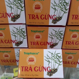 Trà Gừng hộp 10 gói hòa tan