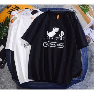 Áo thun unisex khủng long google cá tính