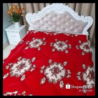 Thảm nỉ nhung trải giường họa tiết siêu ấm
