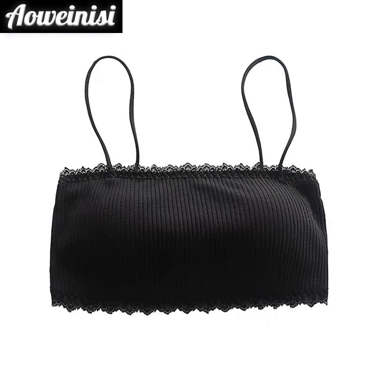 Áo ngực AOWEINISI hai dây không gọng thời trang đơn giản quyến rũ cho nữ