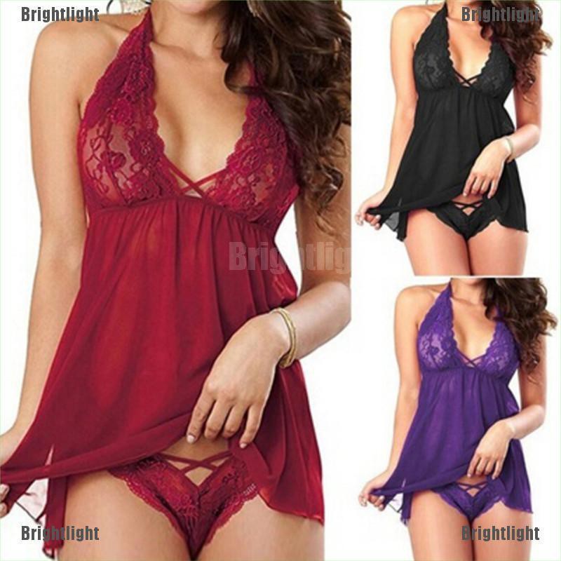 Đầm Búp Bê Phối Ren Quyến Rũ Thời Trang Dành Cho Nữ