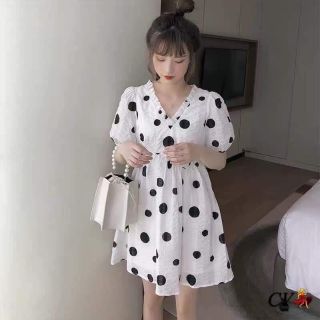 Đầm BABYDOLL tiểu thư, bầu mặc oki