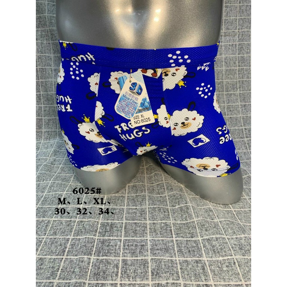 [ Free Ship ] Quần lót nam quần sịp đùi boxer hoạt hình thun lạnh cạp to