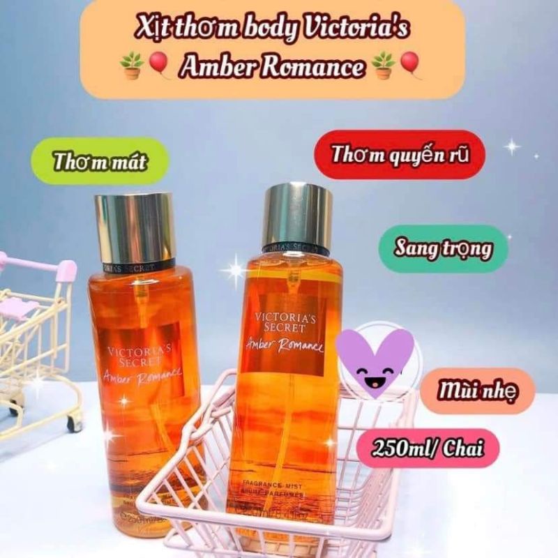 Xịt thơm toàn thân Victoria's Secret  Candy, Cake, Sugar thơm lâu, giữ mùi hàng Trung