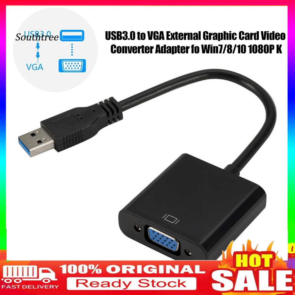 Card Chuyển Đổi Usb 3.0 Sang Vga Cho Windows 7/8