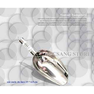 XÚC NƯỚC ĐÁ CAO CẤP INOX- NHỎ