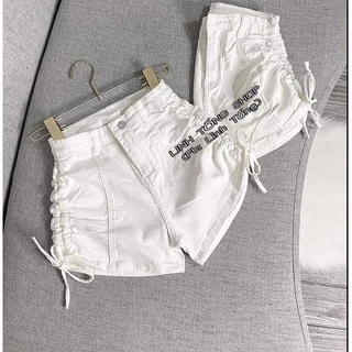  Shorts bò rút dây 2 bên cạp cao