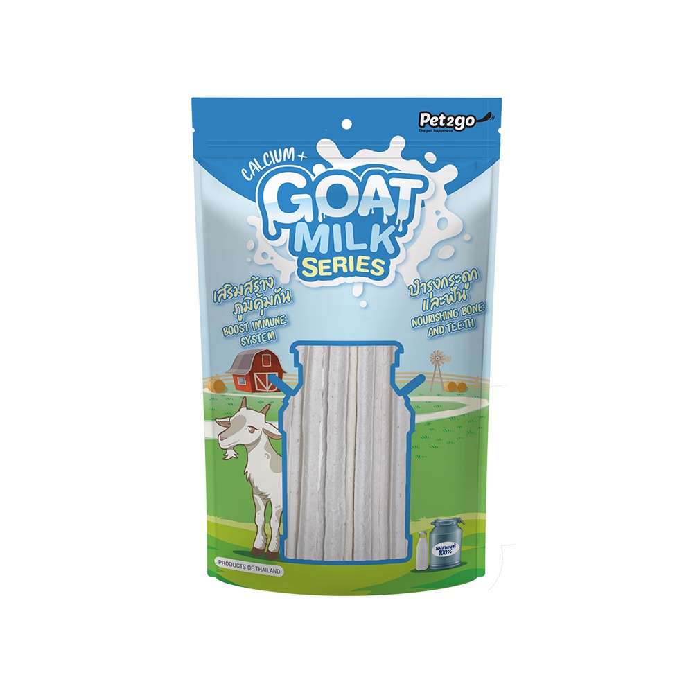 Kẹo sữa dê PET2GO Mini 100g 🐶 FREE SHIP 🐶 Đồ ăn vặt cho chó mèo Thái Lan Canxi