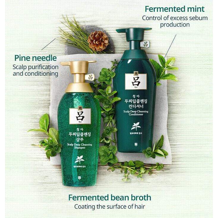 Dầu Gội Đầu Ryo Làm Sạch Sâu Chăm Sóc Tóc Hư Tổn 550ml +550ml