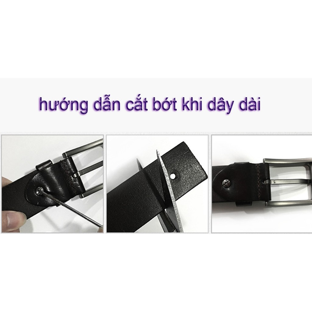 HÀNG HIỆU/Thắt Lưng Da Nam Khóa Tự Động Cao Cấp Dây Nịt Nam Da Bò 100% Chính Hãng Bekele POLO Mầu Bạc Nam Tính...