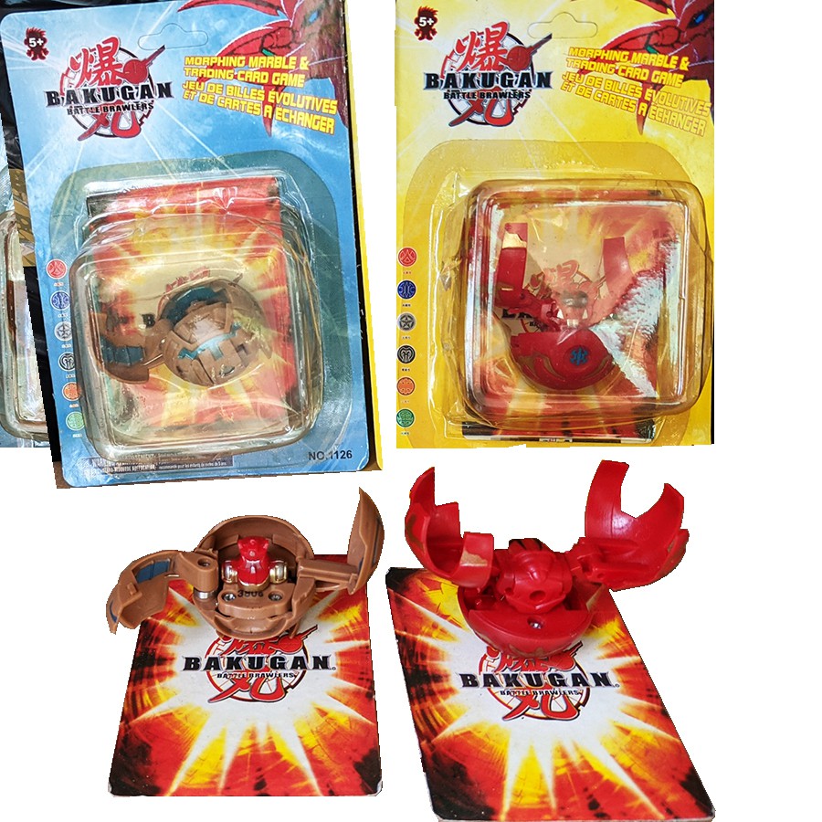 Bộ 2 cái đồ chơi chiến binh bakugan như hình gồm thẻ bài. bakugan 910