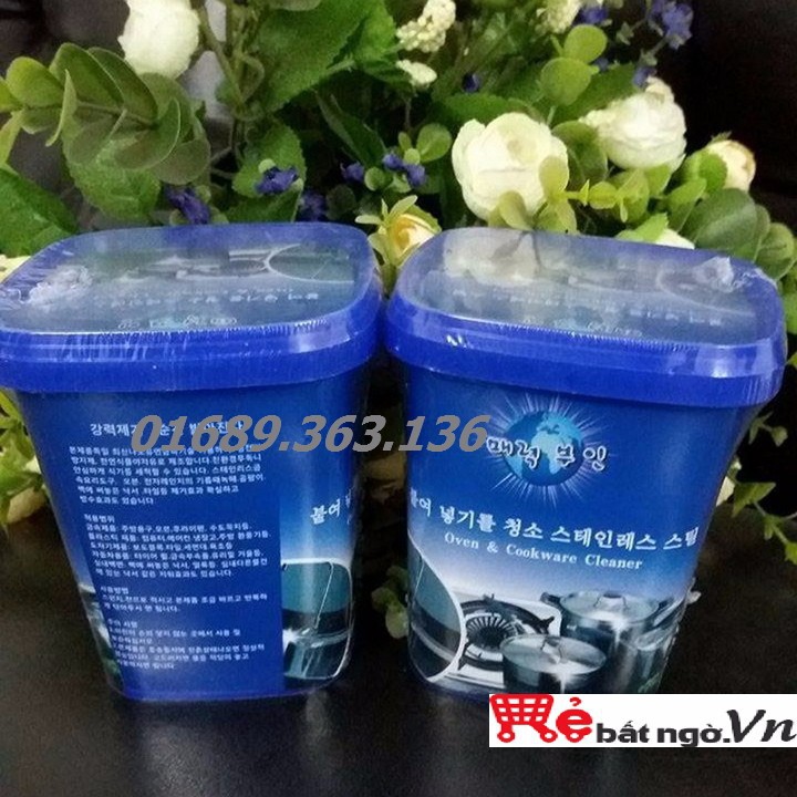 Combo 2 hộp Bột ky rửa xoong nồi đa năng Hàn Quốc