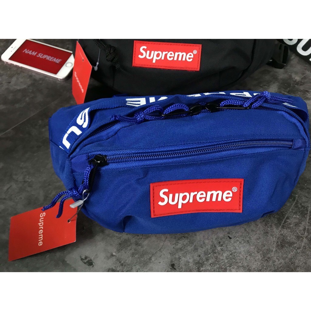 Túi bao tử Supreme dây chữ chất liệu polyester | BigBuy360 - bigbuy360.vn