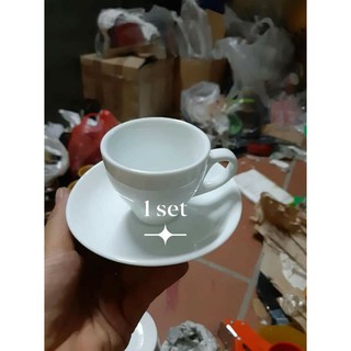 Combo 5 bộ cốc đĩa cafe espresso