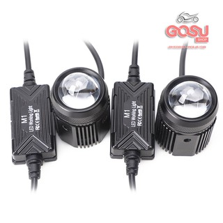 Đèn trợ sáng bi cầu mini- 2 chế độ cho xe máy ( HÀNG ĐẸP)