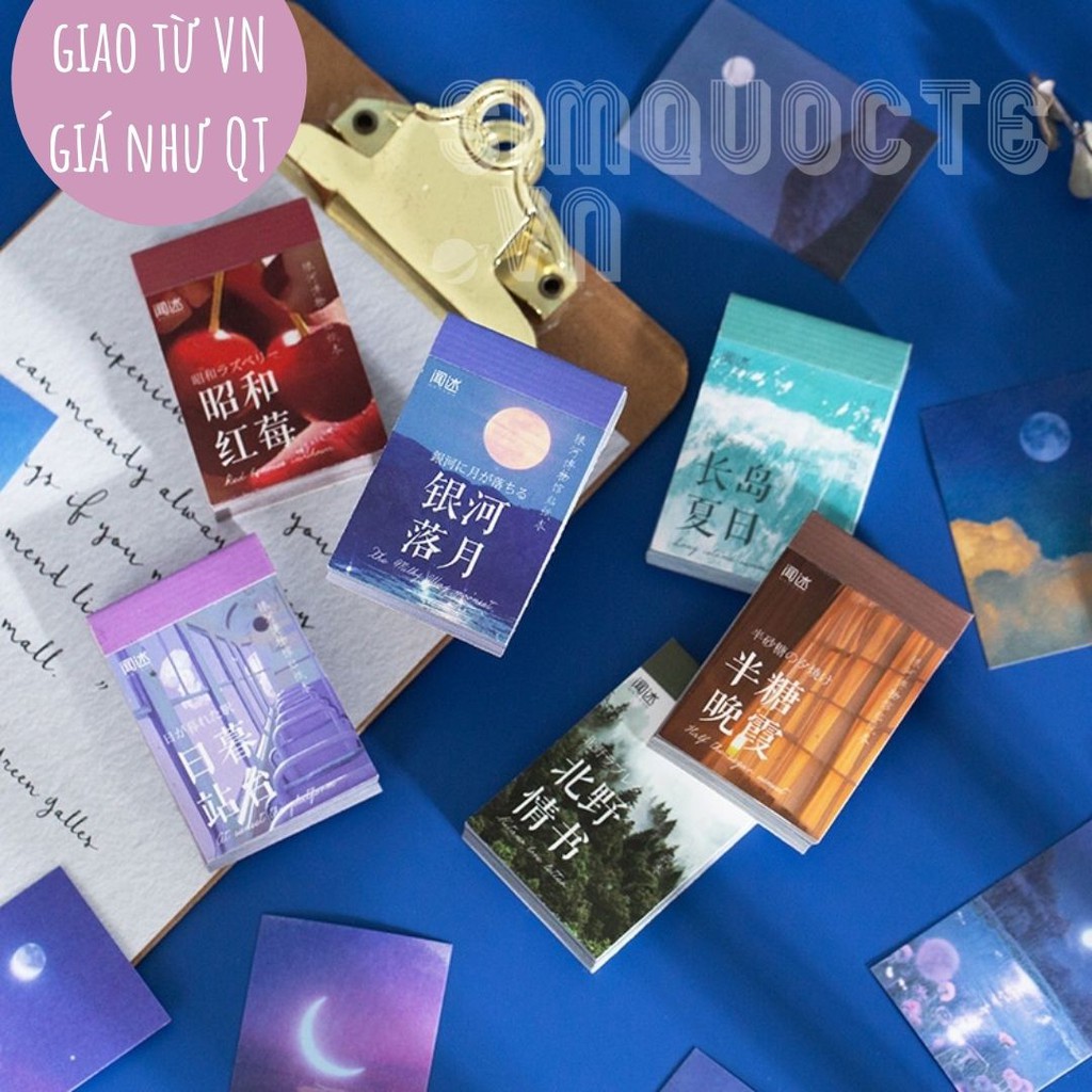 Tệp 50 nhãn dán sticker dễ thương xinh xắn ST77
