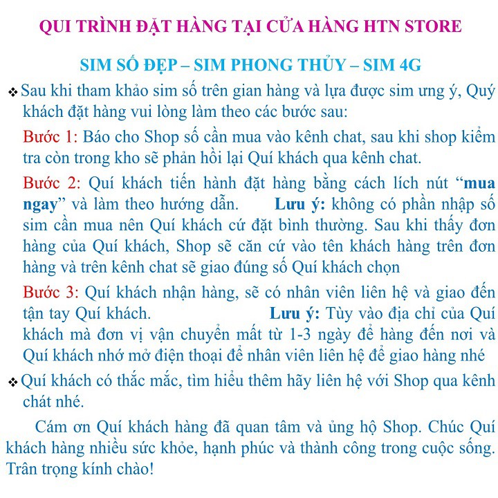 sim vina số đẹp trả trước đồng giá 229k (10) dùng nghe gọi và truy cập 4G